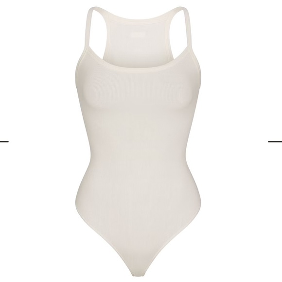SKIMS Cotton Rib Cami Bodysuit - Picture 1 of 4